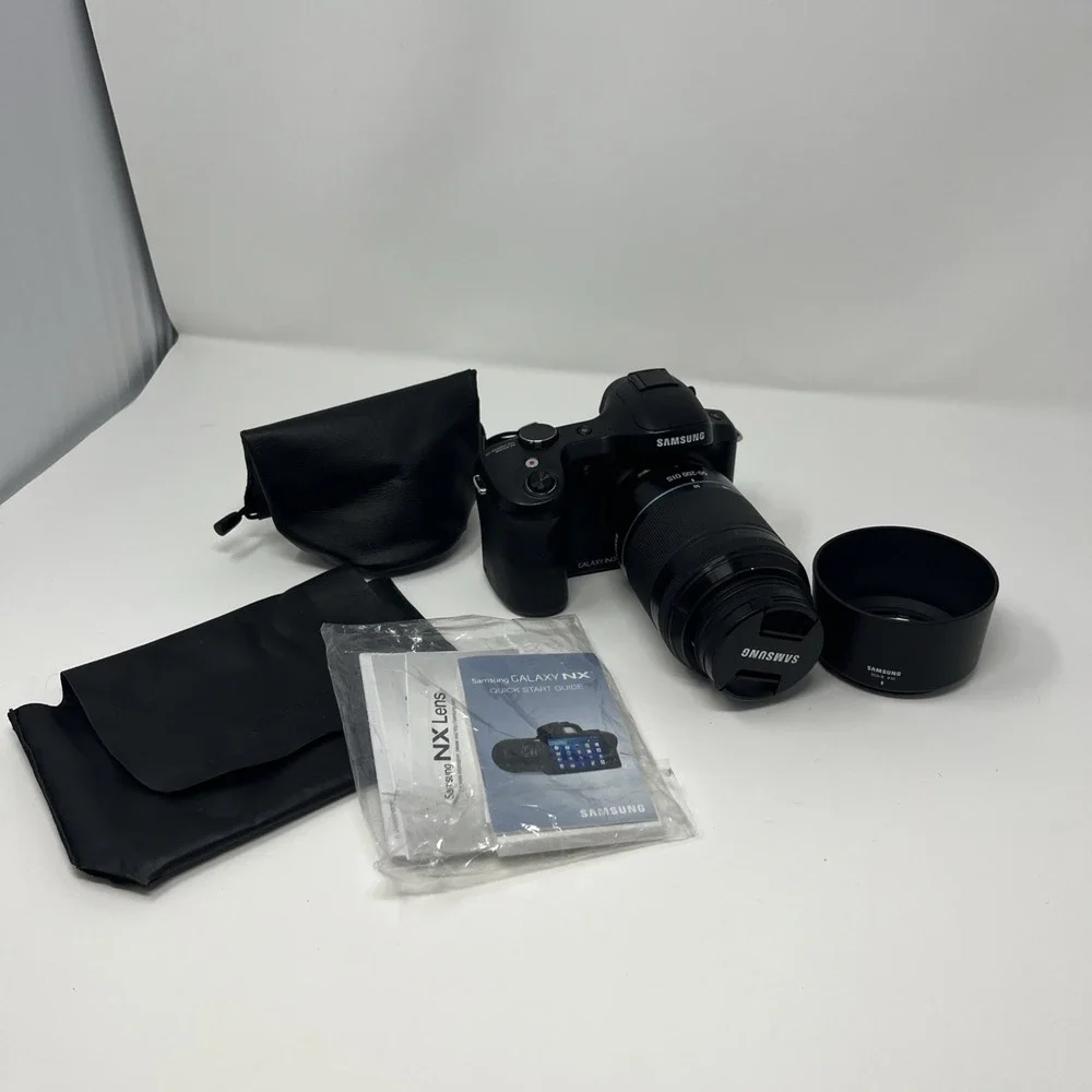 Samsung Galaxy NX EK-GN120A 20.3 MP f/3.5-5.6 SLR Mirrorless Camera Blac